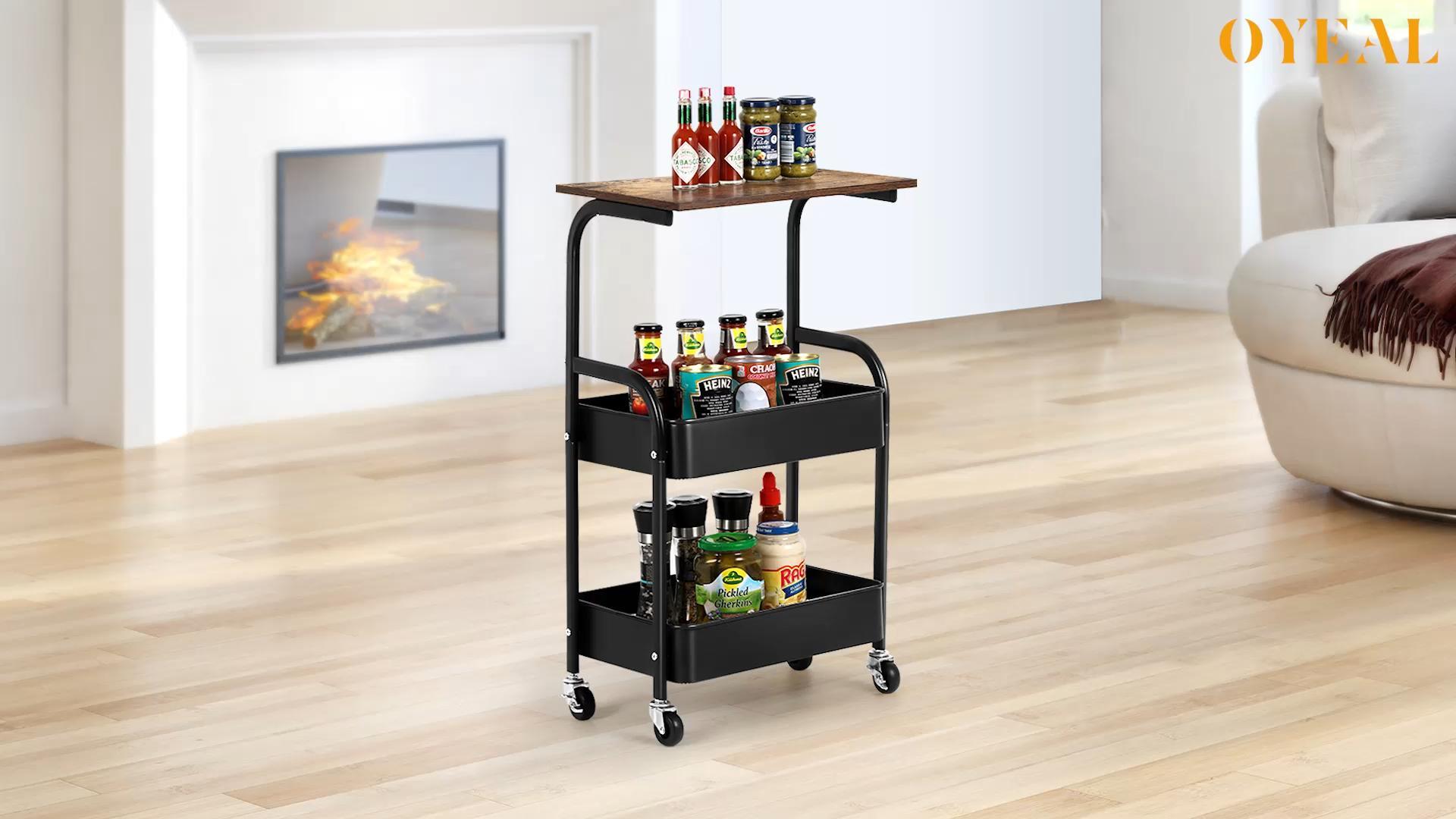 Large Capacity Kitchen Storage Cart