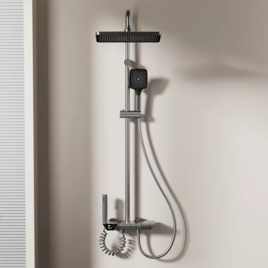 Wholesale Rainfall Home Hotel Bath Digital Shower Set for Bathroom1