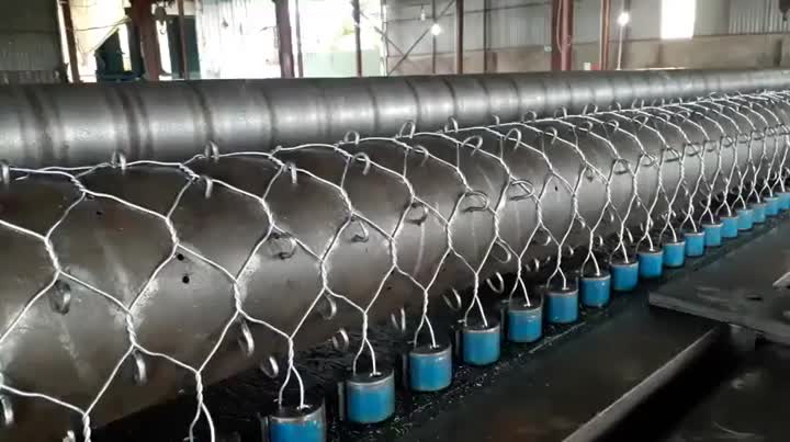 Gabion -mand en Gabion -matras