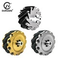 8 Inch Mecanum Wheel AGV Robot Kit with PU Rubber Rollers1