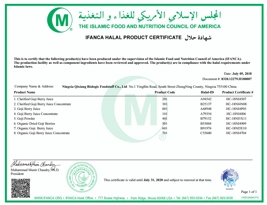 HALAL CERTIFICATION