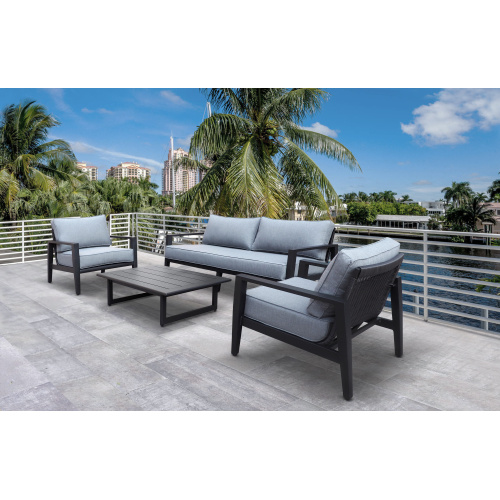 GE rattan weaving outdoor sofa set