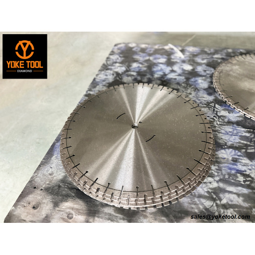 Hoja de sierra de diamantes grande de 1600 mm para construcción pesada de mármol