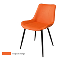 Nordic Style Foam Filled Dining Leather Chairs1