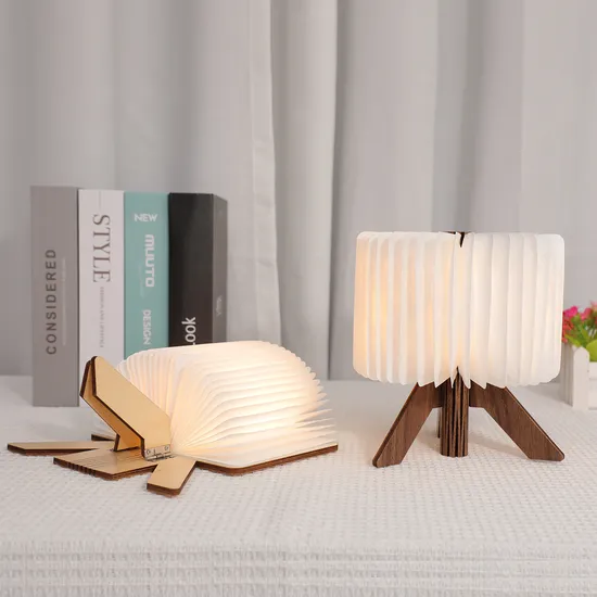 Lvicutão de mesa de madeira moderno R Shape para estética nórdica em casa1