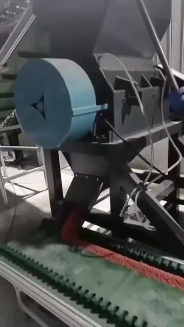 Rubber granule production