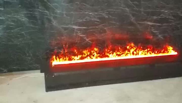 1600mm 3D water steam electric fireplace video