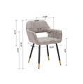 Multicolor Comfortable Ruche Modern Luxury Armchair by Giorgetti Thaddeus1