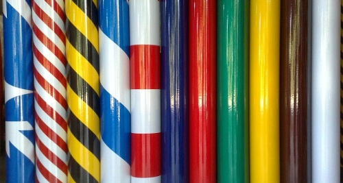 Traffic sign reflective film classification