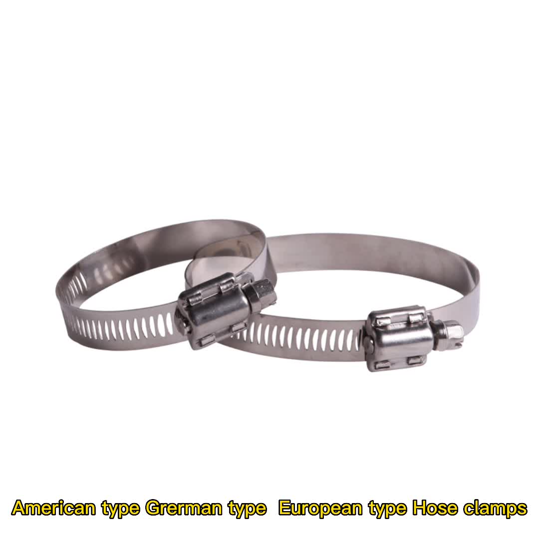 Supply DIN standard good quality W1 W2 1/2 hose clamps1