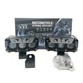 2022 Motorcycle 40W LED Dual Color Headlight Spotlight1