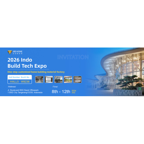 Premium Windows & Custom Wooden Doors: JBDHOME at IndoBuildTech 2026