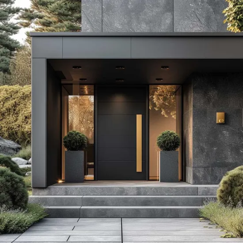 Puertas de entrada metálicas para edificios modernos: seguridad, estilo y puntos de adquisición