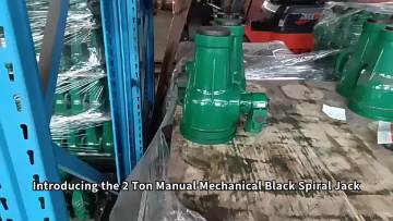 1 Ton Mechanical Manual Jack - 32-50 Tons Gear Vertical Short Body Screw Spiral Car Jack1