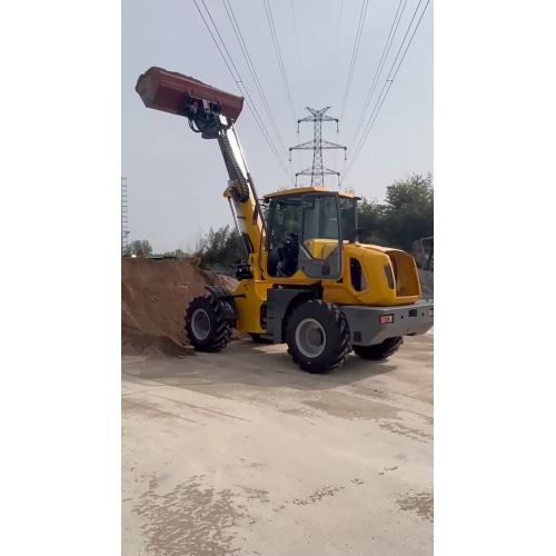 Small Wheel Loader With Telescopic Arm