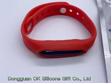 silicone mosquito repellent bracelet