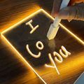 Transparent Acrylic DIY LED Message Board with Pen1