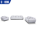 MANWAH CHEERS: Italian Style Luxury 3-Piece Sofa Living Room Set with Reclining Function and Gold Legs1