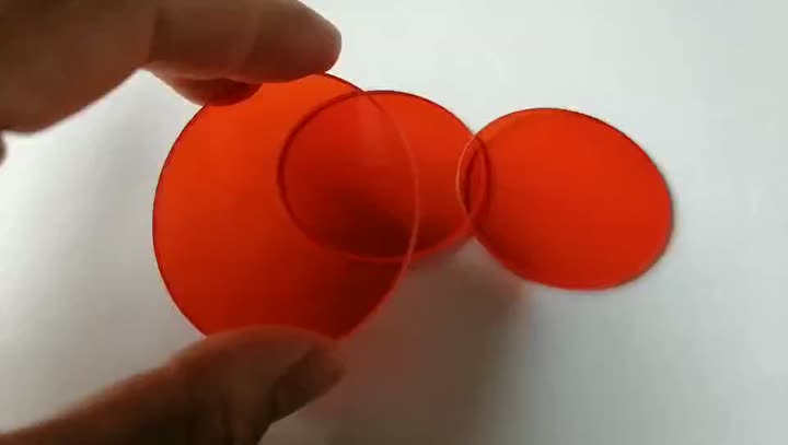 vidrio óptico naranja CB565