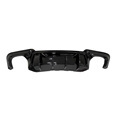 Glossy Black Rear Bumper Lip and Diffuser for BMW 5 Series F10/F181