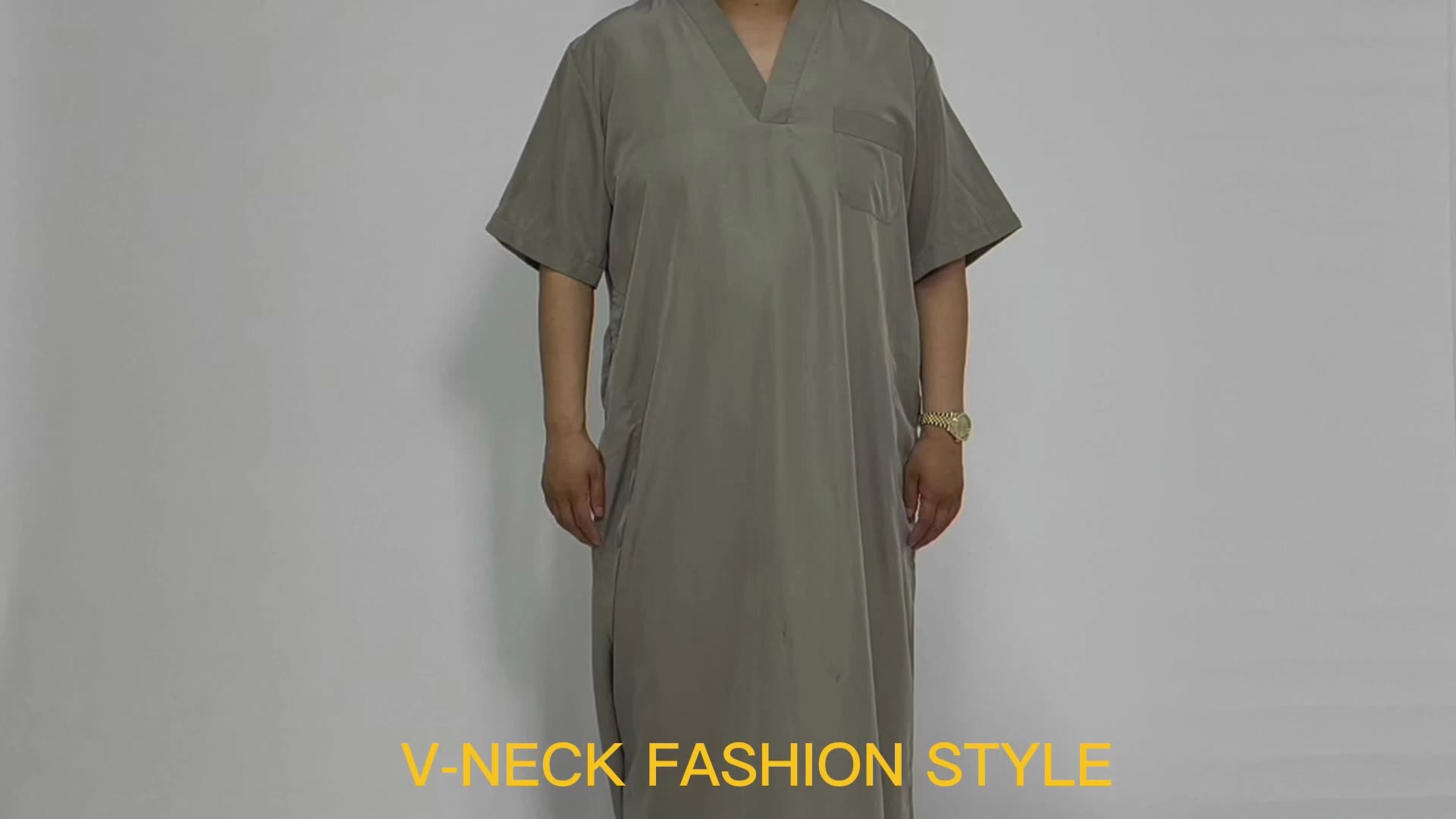 Vêtements islamiques saoudie thobe arabe jubba pour l&#39;homme homme thobe gamis islamiques robe musulmane pajama1