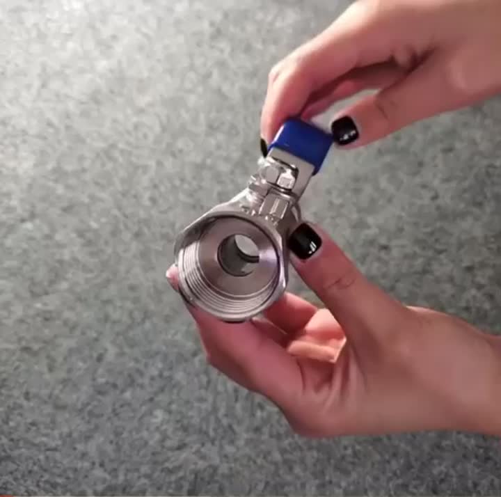 boll valve silver
