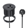 80mm Hole Table Power Grommet Outlet Recessed Power Strip with USB-C 20W PD Fast Charge for Office Desktop1