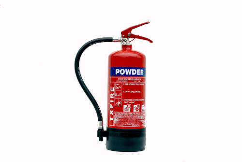 Dry powder fire extinguisher fire extinguishing principle