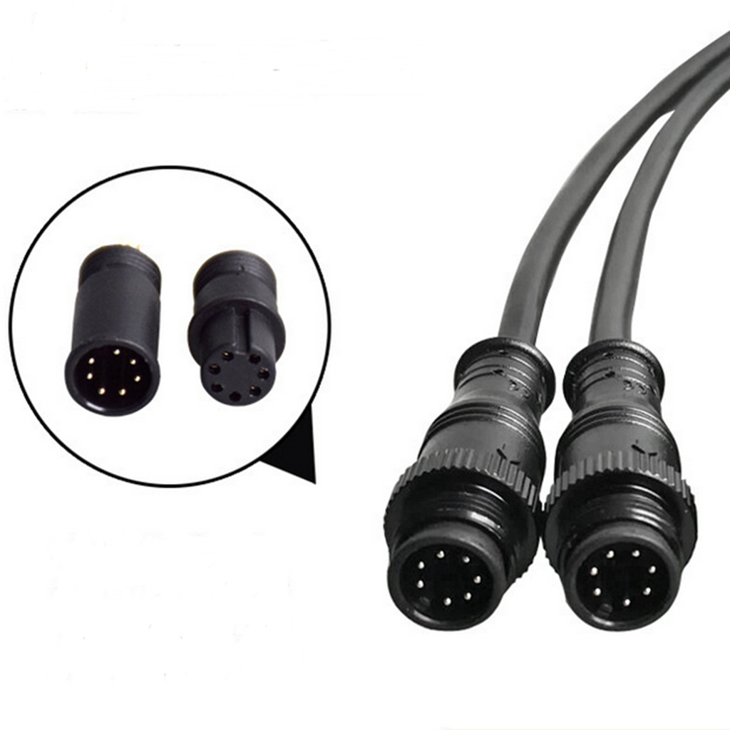 PVC Cover Male M8 Waterproof Cable Female M12 Wire Harnesses Cable Assemblies