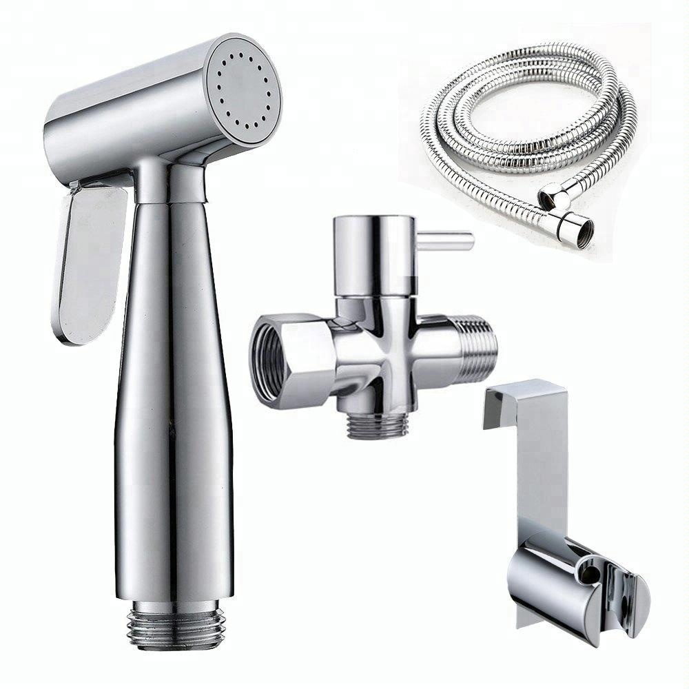 Bathroom Accessories Plastic ABS chrome Grohe design Shattaf Bidet Toilet Spray