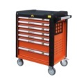 High-End Movable Red Metal Tool Trolley with 6 Drawers - Europe's Hot-Selling Professional Repair Cabinet1