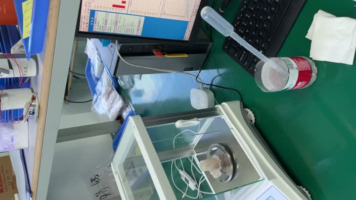 Dados do teste da placa do atomizador