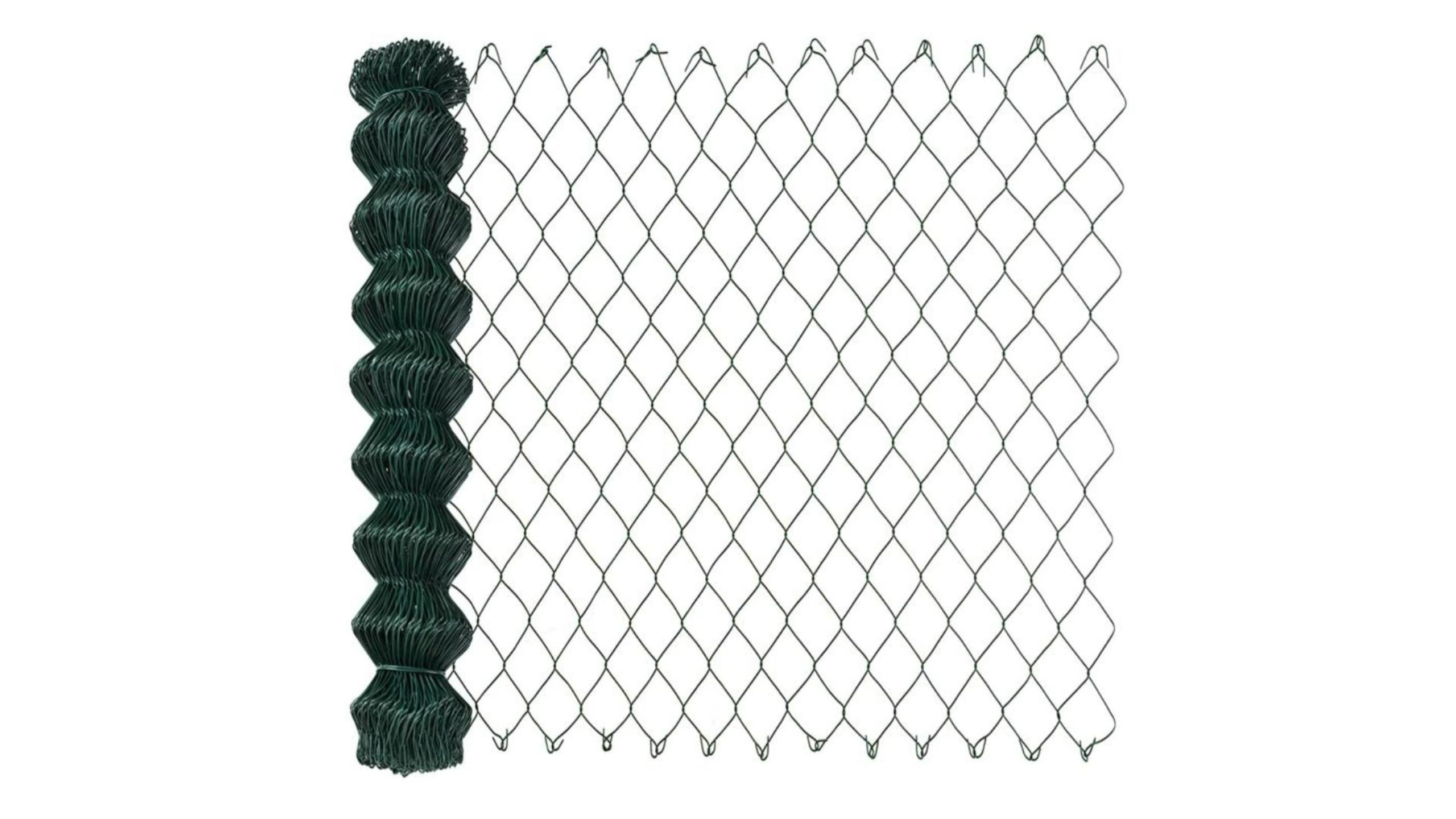 PVC coated black galvanized wire braided 50ft chain link fencing Chain Link Fence1