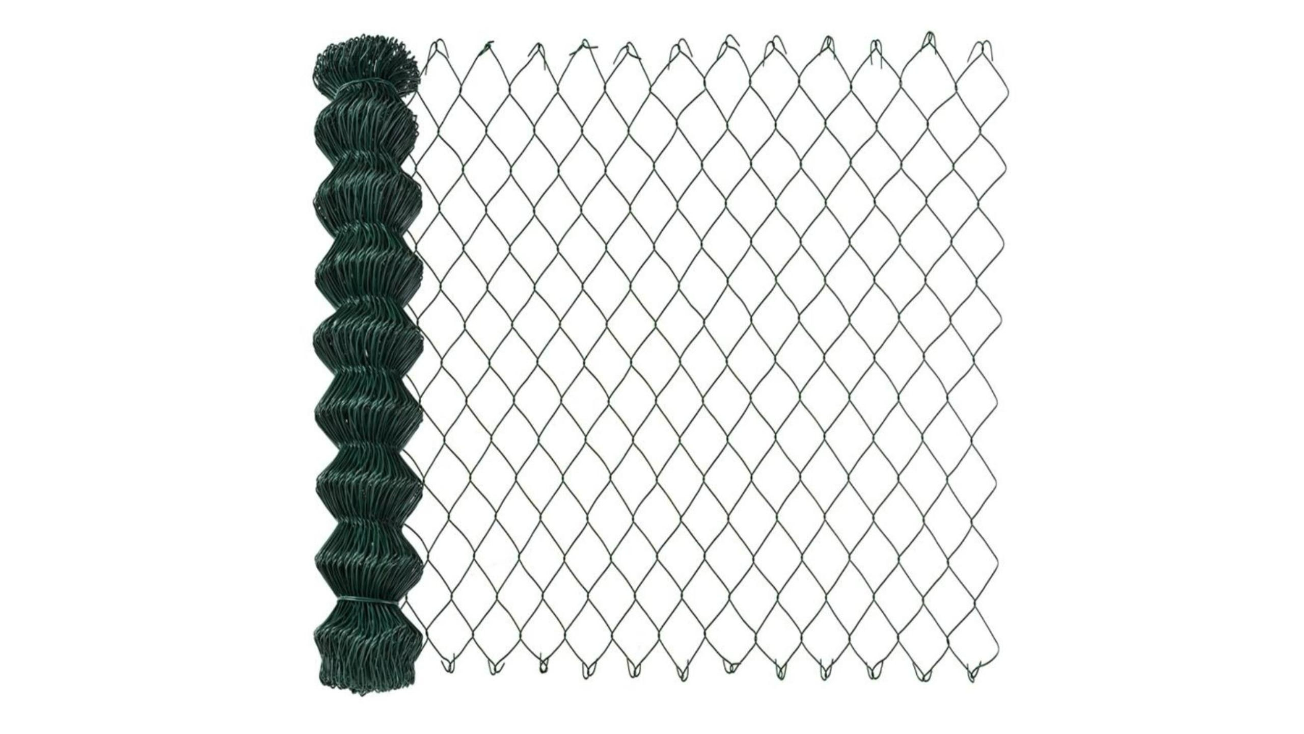 PVC gecoate zwarte gegalvaniseerde draad gevlochten 50ft ketting link schermen kettingverbinding fence1