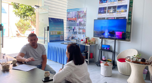 Visitantes da Austrália chegaram