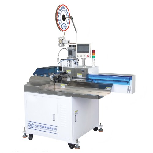 JH-5505P Processamento simultâneo de 5 fios totalmente automático: crimpagem de uma extremidade e estanhagem de outra extremidade