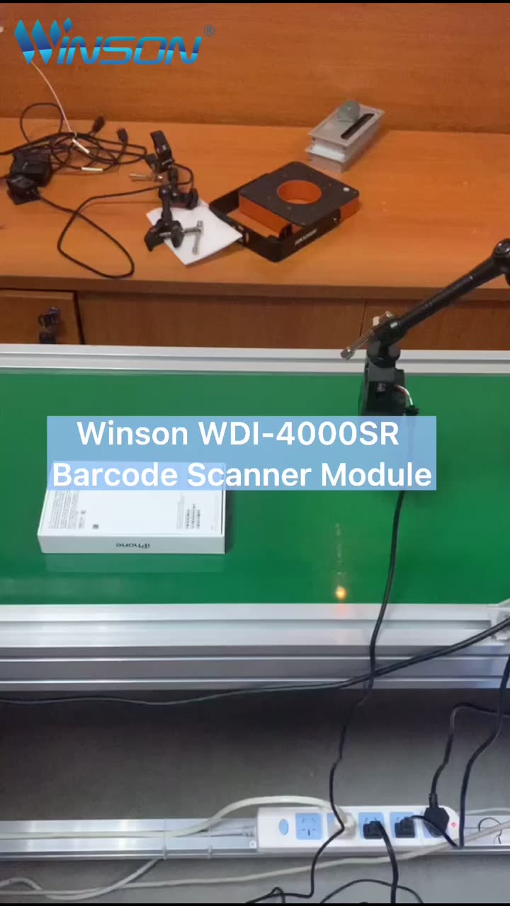 Escáner de montaje fijo 2D Corriente de pago móvil USB y escáner de código de barras de escaneo logístico para Warehouse1