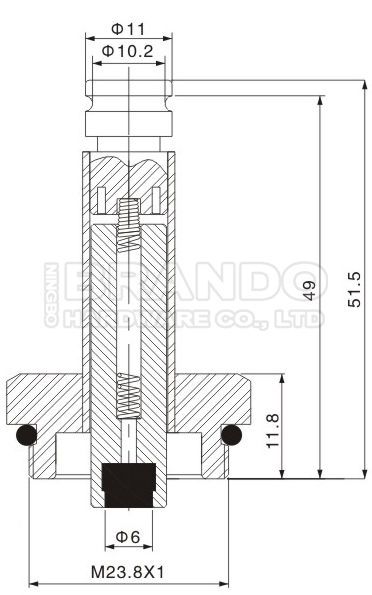 Dimension du kit de réparation de l'armature C113444 K0850: