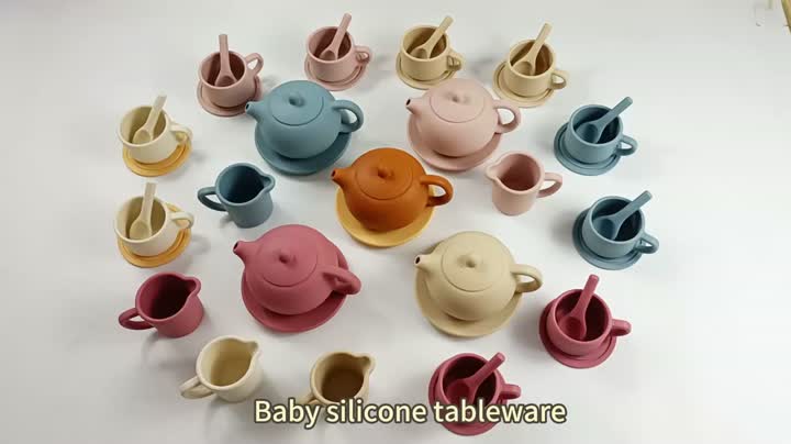 Силиконски сет за чај играчка-G008-B