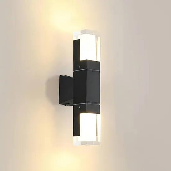 Elegante apliques de pared al aire libre con diseño impermeable para la lámpara de uso durante todo el año