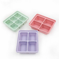 Baby Silicone Food Container Fruit Bacturas de fruta Bandeja de almacenamiento Bandeja de refrigerador Chips1