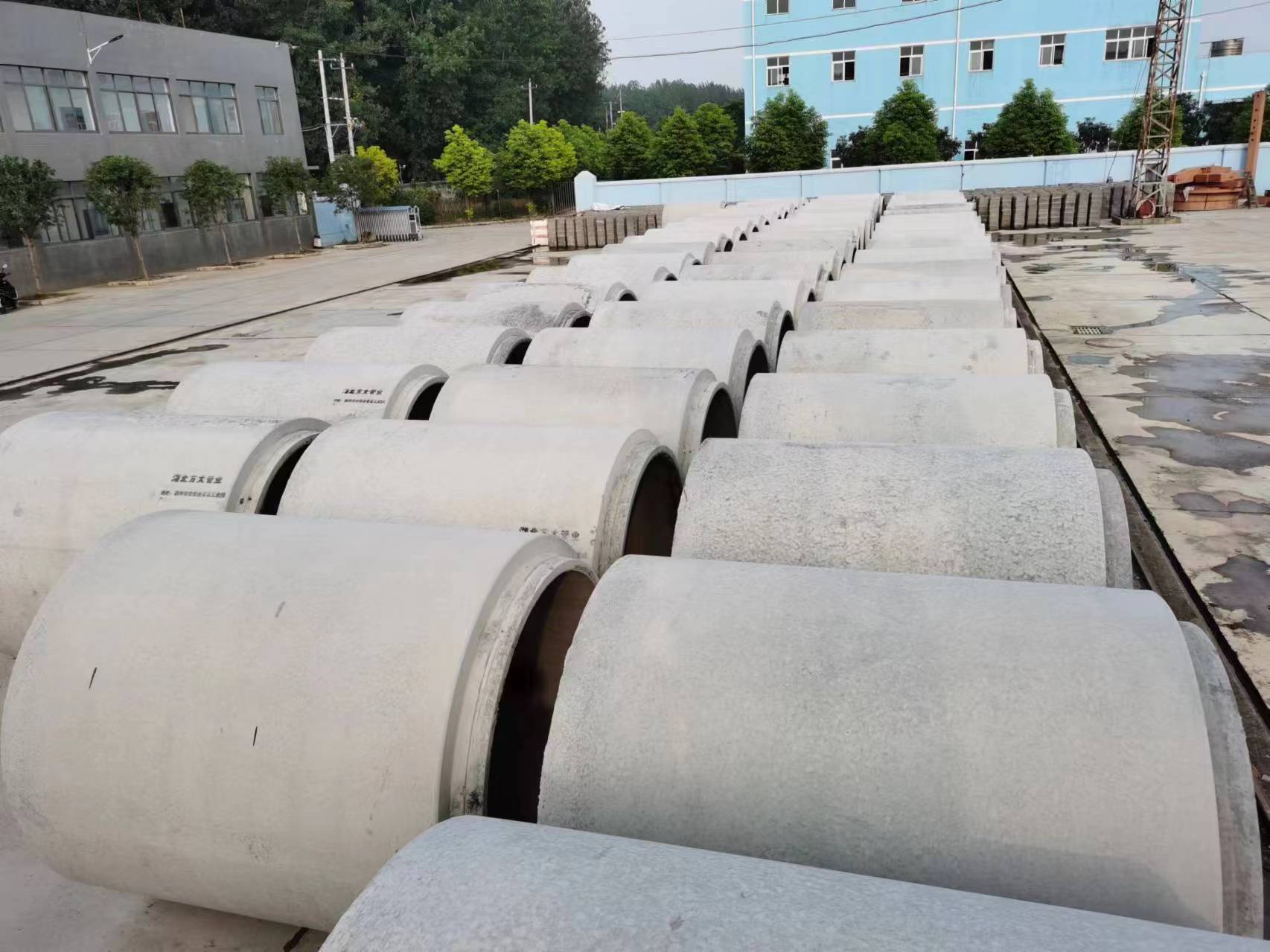 Máquina de fabricación de tuberías de concreto de plantas por lotes