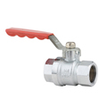 Dn25 Lockable Ball Valve: Forged Brass FNPT x FNPT Nickel Plated Nickel Plated Brass Ball Valve with Long Handle1