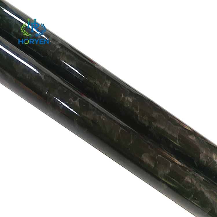 forged roll wrapped carbon fiber tube