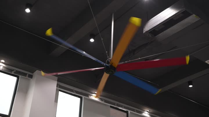 Industrial permanent magnet motor ceiling fan