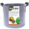 Hållbar återanvändbar upphöjd trädgårdsbädd för grönsak lätt rörelse Plantering Container Plant Grow Väskor med handtag Fabric Pot1