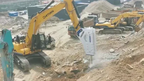 Excavator için 1-100 ton hidrolik kaya kesici jack çekiç1