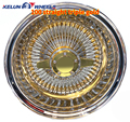 Chrome Rims 13 Inch Gold Wire Wheels - 5*4.5"/4.75"/5" Bolt Pattern1