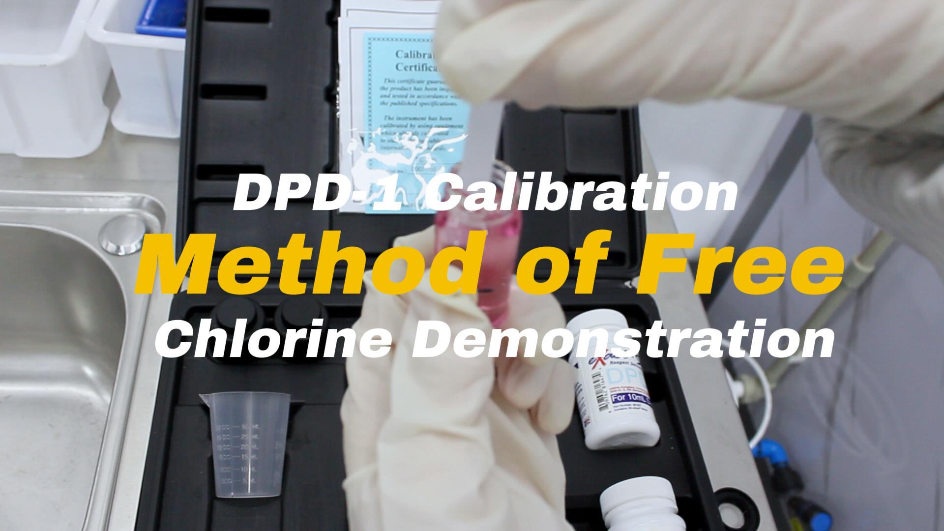 Wie kalibrieren Sie den Chlorsensor über DPD-1-Methode?