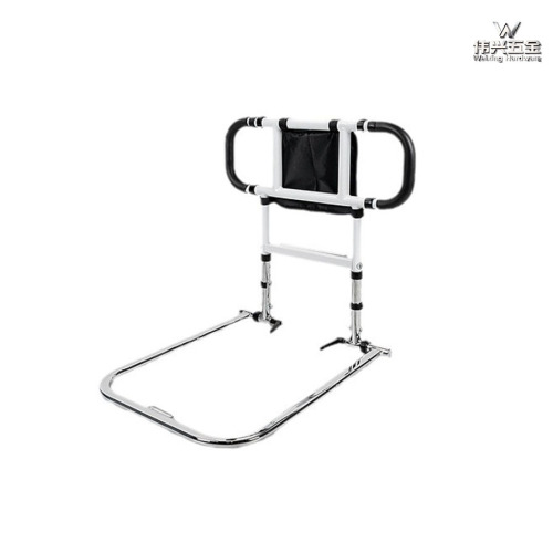 The bedside armrests are foldable without punching